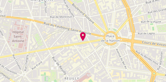 Plan de Etgb, 125 Boulevard Diderot, 75012 Paris