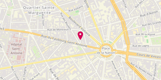 Plan de BESSO Anselmo, 6 Rue Chevreul, 75011 Paris