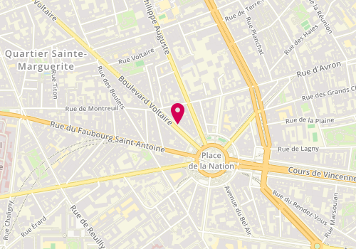 Plan de Degarde Père & Fils, 269 Boulevard Voltaire, 75011 Paris