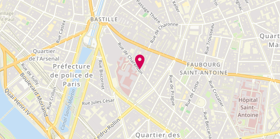 Plan de HUYART Frédéric, 57 Rue Charenton, 75012 Paris