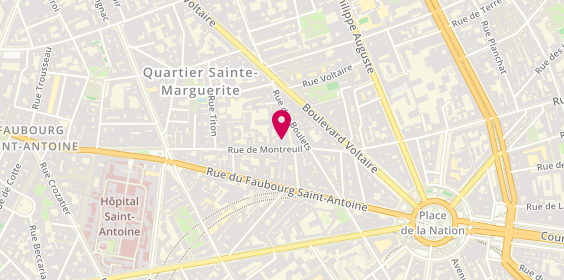 Plan de Mb Construction, 55/57 Rue de Montreuil, 75011 Paris