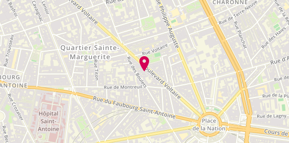 Plan de S.A.B Renov, 242 Boulevard Voltaire, 75011 Paris