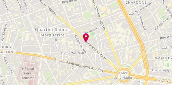 Plan de Bati Euro Service, Sarl 242 Boulevard Voltaire, 75011 Paris