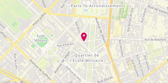 Plan de Spgc, 15 Rue d'Estrees, 75007 Paris