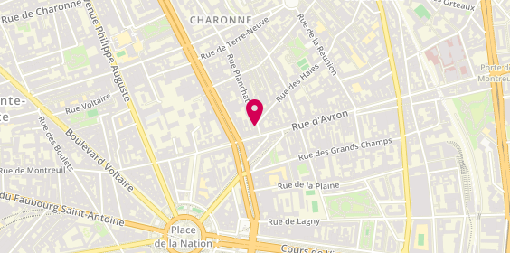 Plan de BCH Travaux, 3 Rue Planchat, 75020 Paris
