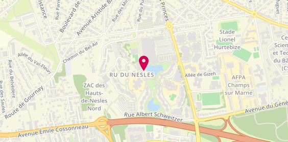 Plan de ABBARA Mohammad, 8 Allée Emile Roux, 77420 Champs-sur-Marne