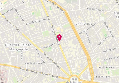 Plan de Srd Moise, 54 Avenue Philippe Auguste, 75011 Paris