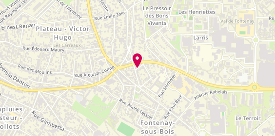 Plan de Etablissements Maderou, 58 Rue Denis Papin, 94120 Fontenay-sous-Bois