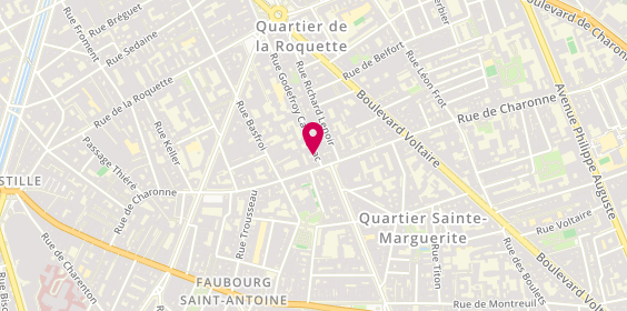 Plan de Doligas, 5 Rue Godefroy Cavaignac, 75011 Paris
