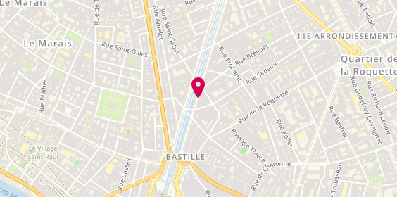Plan de Peintre de la Bastille, 1 1 22 Boulevard Richard Lenoir, 75011 Paris