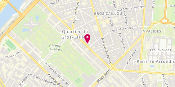 Plan de Ets Jacques Alti, 81 Avenue de la Bourdonnais, 75007 Paris