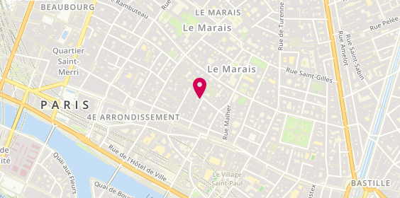 Plan de ZAHARIE Milas, 19 Rue Ferdinand Duval, 75004 Paris