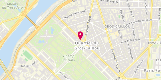 Plan de Btg, 40 Avenue de la Bourdonnais, 75007 Paris