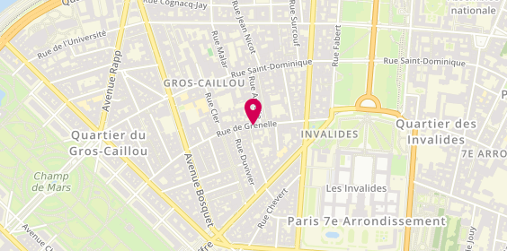 Plan de Chane-Kane et Santana, 151 Rue Grenelle, 75007 Paris