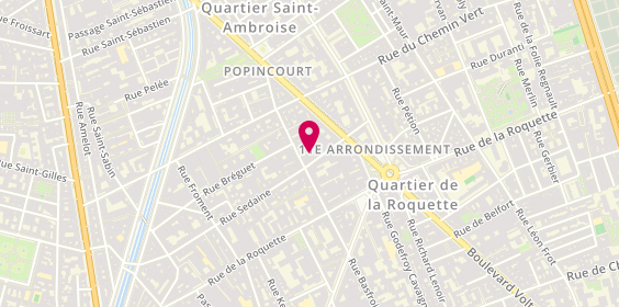 Plan de CRACIUN Constantin, 6 Pass. Lisa, 75011 Paris