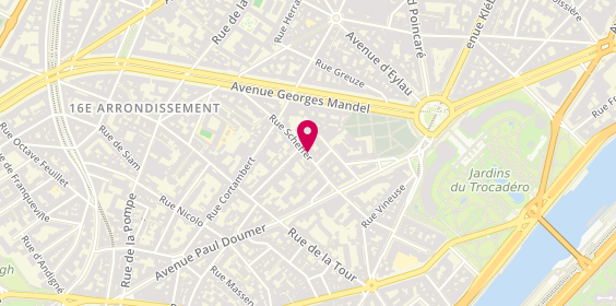 Plan de Paris Batiment Services, 36 Rue Scheffer, 75116 Paris