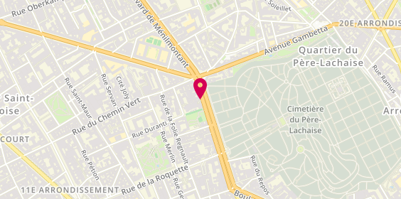 Plan de Pinal, 39 Boulevard de Menilmontant, 75011 Paris