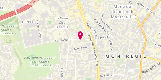 Plan de Maroutian, 57 Rue Hoche, 93100 Montreuil