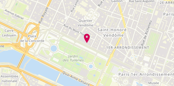 Plan de TERRAO FERREIRA LEONEL, 222 Rue de Rivoli, 75001 Paris