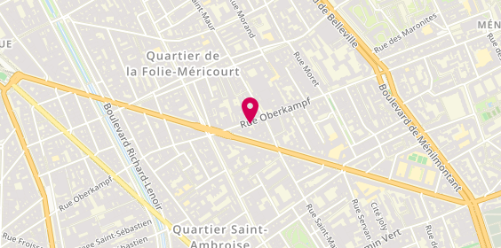 Plan de Jabert, 88 Rue Oberkampf, 75011 Paris
