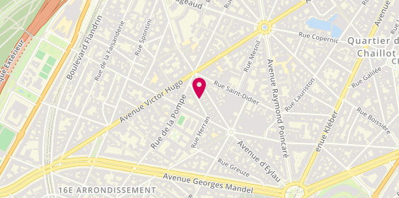 Plan de ALBARRACIN ALVAREZ ALDO, 18 Rue Gustave Courbet, 75116 Paris