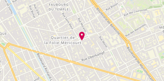 Plan de GAUDIBERT Emmanuelle, 78 Rue Jean Pierre Timbaud, 75011 Paris