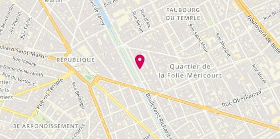 Plan de Marques Carlos Mario, 100 Rue Folie Méricourt, 75011 Paris