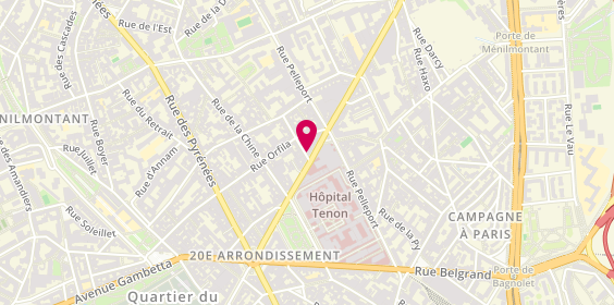 Plan de KAHLAOUI Neji, Chez Abc Liv
2 Rue Dupont de l'Eure, 75020 Paris