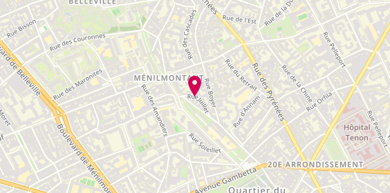 Plan de Societe Couleurs et Metiers, 11 Rue Juillet, 75020 Paris