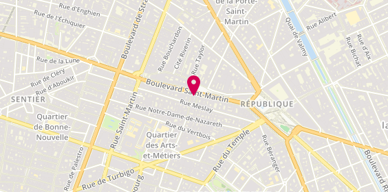Plan de CRASOVSCHI Rubin, 27 Boulevard Saint Martin, 75003 Paris