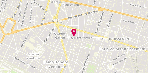 Plan de Decoloriste, 22 Rue Saint Augustin, 75002 Paris