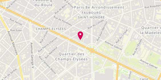 Plan de Speedbati, 34 avenue des Champs-Élysées, 75008 Paris