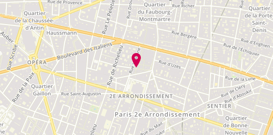 Plan de Sc Progips, 10 Rue Saint Marc, 75002 Paris