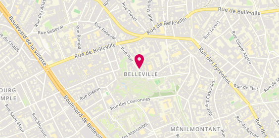 Plan de Kamilia renovation, 30 Rue Piat, 75020 Paris