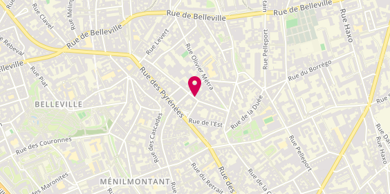 Plan de Sm Deco, 26 Rue des Rigoles, 75020 Paris