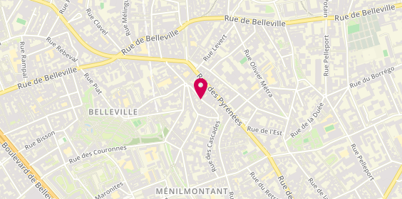 Plan de MACZUKA Christelle, 79 Rue Cascades, 75020 Paris