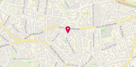Plan de Ams Assistance Habitat, 26 Rue Frédérick Lemaître, 75020 Paris
