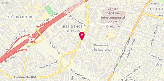 Plan de Rossio Vitrerie, 218 Rue de Romainville, 93100 Montreuil