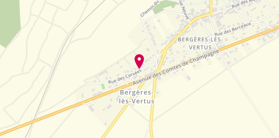 Plan de LENFANT Yves, 14 Rue des Corvees, 51130 Bergères-lès-Vertus