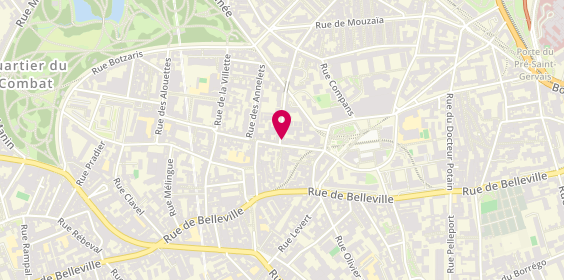 Plan de Expert Parquet, 2 Rue Arthur Rozier, 75019 Paris