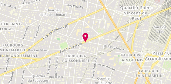 Plan de Clarico Déco, 98 Rue la Fayette, 75010 Paris