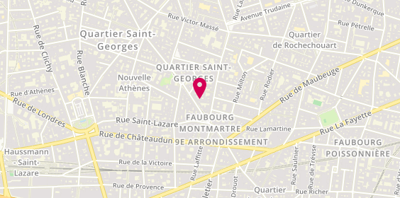 Plan de Miroiterie Vitrerie de la Victoire, 14 Rue Notre Dame de Lorette, 75009 Paris