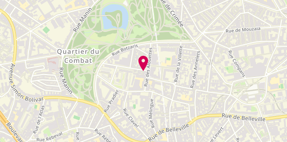 Plan de Riblon, 5 Rue du Plateau, 75019 Paris