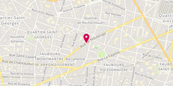 Plan de Nova Couleurs, 42 Rue Maubeuge, 75009 Paris