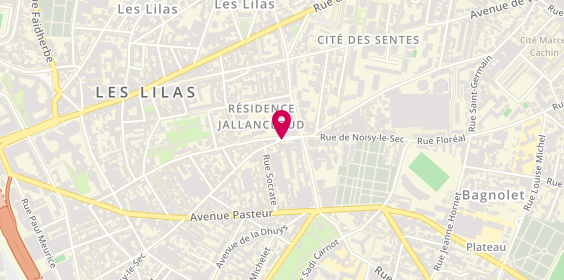 Plan de Ipns, 248 Rue de Noisy le Sec, 93170 Bagnolet