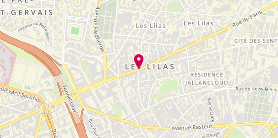 Plan de Autosyr, 88 Rue de Paris, 93260 Les Lilas