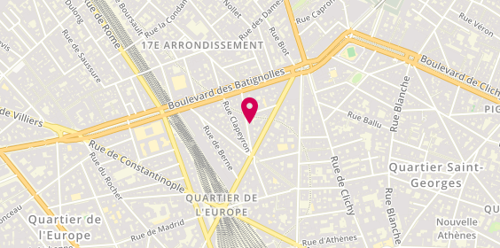 Plan de POPOVIC Rénovation - Entreprise qualifiée depuis 1990 - QUALIBAT 2024, 26 Rue de Turin, 75008 Paris
