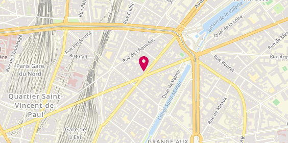 Plan de KLYMKOVYCH Mykhaylo, 229 Rue du Faubourg Saint Martin, 75010 Paris