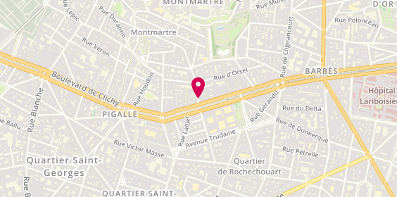 Plan de Horus Decor, 2 Rue Dancourt, 75018 Paris