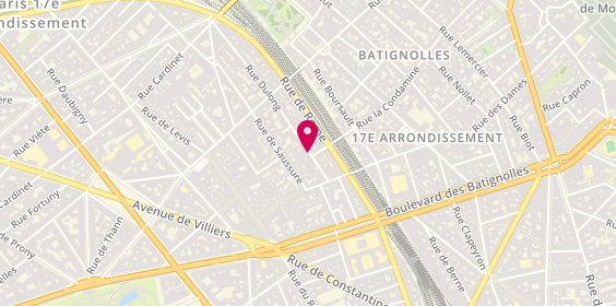 Plan de KULETA Piotr, 11 Bis Rue Dulong, 75017 Paris